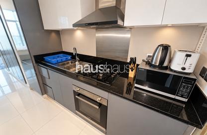Apartment - Studio - 1 for rent in Damac Maison Prive B - Damac Maison Prive - Business Bay - Dubai