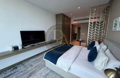 Apartment - Studio - 1 Bathroom for rent in Damac Maison Prive B - Damac Maison Prive - Business Bay - Dubai