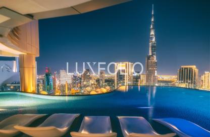 Apartment - 2 - 2 for rent in Paramount Tower Hotel  and  Residences - Business Bay - Dubai