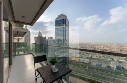 شقة - 2 غرف نوم - 2 حمامات للايجار في فندق ومساكن برج باراماونت - الخليج التجاري - دبي