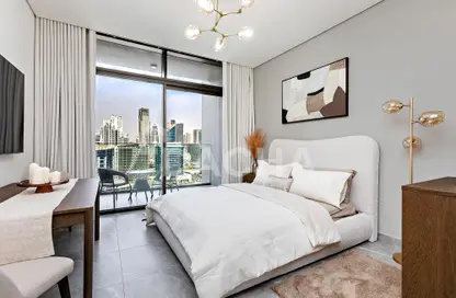 Apartment - Studio - 1 Bathroom for rent in Peninsula One - Peninsula - Business Bay - Dubai