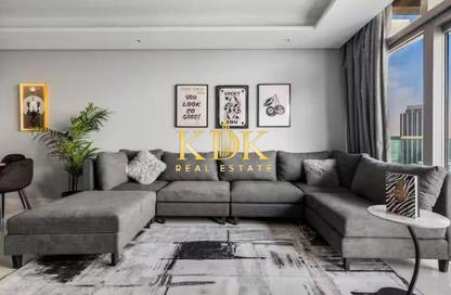 Apartment - 2 - 2 for rent in Paramount Tower Hotel  and  Residences - Business Bay - Dubai