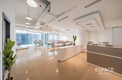 Office Space - Studio - 1 Bathroom for rent in The Prism - Business Bay - Dubai