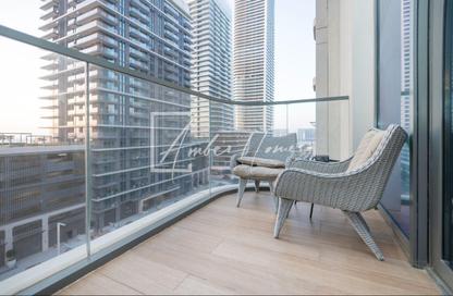 شقة - غرفة نوم - 2 حمامات للايجار في برج Marina Vista 2 - مارينا فيستا - إعمار بيتشفرونت - دبي هاربور - دبي