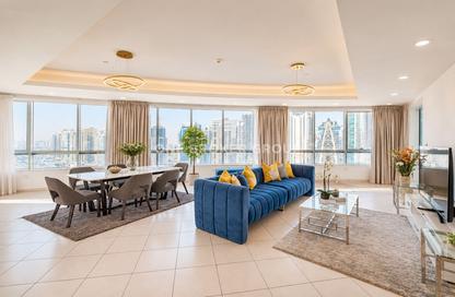 Apartment - 4 Bedrooms - 4 Bathrooms for rent in Horizon Tower - Dubai Marina - Dubai