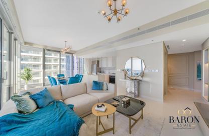 شقة - 3 غرف نوم - 3 حمامات للايجار في برج Beach Isle 2 - بيتش آيل - إعمار بيتشفرونت - دبي هاربور - دبي