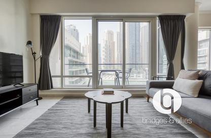 Apartment - 2 Bedrooms - 3 Bathrooms for rent in Al Majara 3 - Al Majara Towers - Dubai Marina - Dubai
