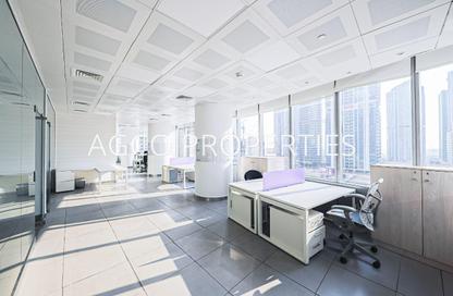 Office Space - Studio - 1 Bathroom for rent in Almas Tower - Jumeirah Lake Towers - Dubai