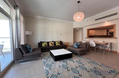 Apartment - 2 - 3 for rent in Al Das - Shoreline Apartments - Palm Jumeirah - Dubai