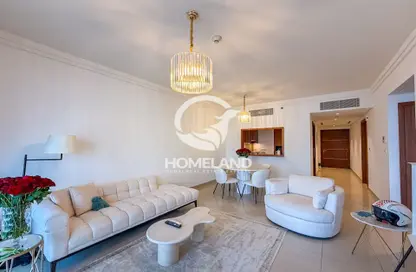 شقة - غرفة نوم - 2 حمامات للايجار في بوليفارد بوينت - وسط مدينة دبي - دبي