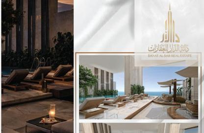 شقة - 2 غرف نوم - 3 حمامات للبيع في برج الوطن - طريق كورنيش عجمان - عجمان