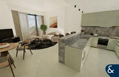Apartment - 1 - 1 for sale in Golf Greens 1 Tower A - Golf Greens 1 - Golf Greens - Damac Hills - Dubai