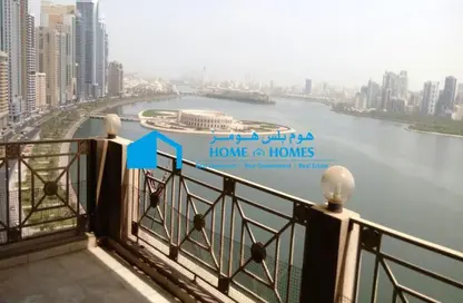 شقة - 3 غرف نوم - 5 حمامات للايجار في برج البسام - المجاز 3 - المجاز - الشارقة