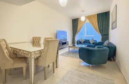 Apartment - 3 Bedrooms - 3 Bathrooms for rent in Beach Tower 1 - Al Khan Lagoon - Al Khan - Sharjah