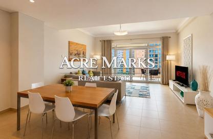 Apartment - 1 Bedroom - 1 Bathroom for rent in Al Das - Shoreline Apartments - Palm Jumeirah - Dubai