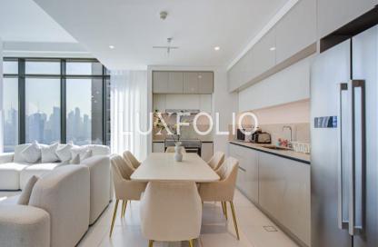 Apartment - 3 Bedrooms - 4 Bathrooms for rent in Marina Vista Tower 2 - Marina Vista - Emaar Beachfront - Dubai Harbour - Dubai