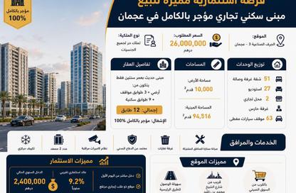 عمارة بالكامل - 8 غرف نوم - 8 حمامات للبيع في الجرف 3 - الجرف - عجمان وسط المدينة - عجمان عمارة بالكامل - 8 غرف نوم - 8 حمامات للبيع في الجرف 3 - الجرف - عجمان وسط المدينة - عجمان