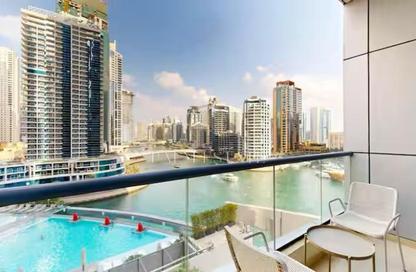 Apartment - 1 Bedroom - 2 Bathrooms for sale in Bay Central Tower Central - Bay Central - Dubai Marina - Dubai