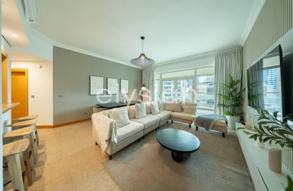 Apartment - 2 Bedrooms - 3 Bathrooms for rent in Al Habool - Shoreline Apartments - Palm Jumeirah - Dubai