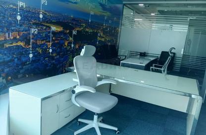 Business Centre - Studio - 2 Bathrooms for rent in The Prime Tower - Business Bay - Dubai
