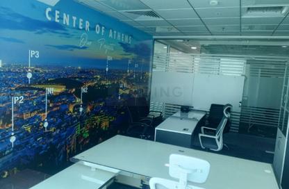 Business Centre - Studio - 2 Bathrooms for rent in The Prime Tower - Business Bay - Dubai
