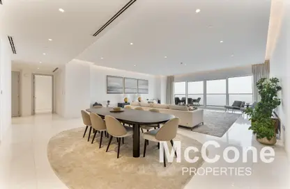 Apartment - 4 Bedrooms - 5 Bathrooms for rent in 1 JBR - Jumeirah Beach Residence - Dubai