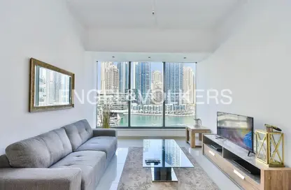 Apartment - 1 Bedroom - 1 Bathroom for rent in Silverene Tower B - Silverene - Dubai Marina - Dubai