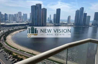 Apartment - 2 Bedrooms - 3 Bathrooms for rent in SG Al Khan Building - Al Khan - Sharjah