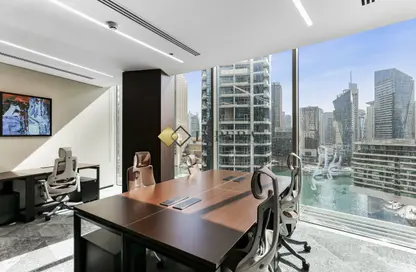 Office Space - Studio - 2 Bathrooms for rent in Al Fattan Office Tower - Al Fattan Marine Towers - Jumeirah Beach Residence - Dubai