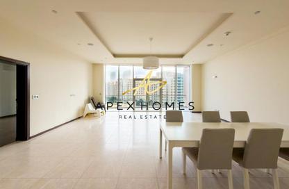 Apartment - 3 Bedrooms - 4 Bathrooms for rent in Sapphire - Tiara Residences - Palm Jumeirah - Dubai