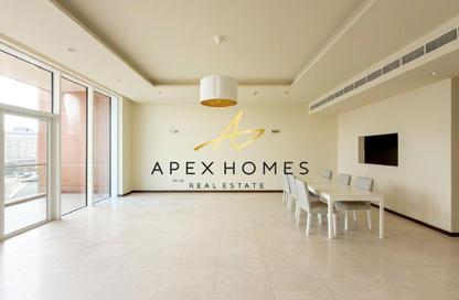 Apartment - 3 Bedrooms - 4 Bathrooms for rent in Sapphire - Tiara Residences - Palm Jumeirah - Dubai