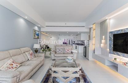 Apartment - 3 Bedrooms - 3 Bathrooms for rent in Marina Residences 3 - Marina Residences - Palm Jumeirah - Dubai