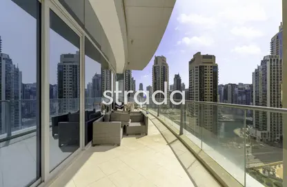 Apartment - 2 Bedrooms - 3 Bathrooms for rent in Trident Grand Residence - Dubai Marina - Dubai