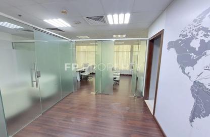 Office Space - Studio - 1 for rent in Clover Bay Tower - Business Bay - Dubai