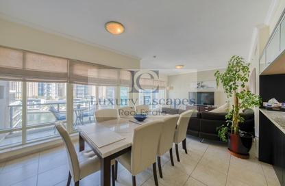 Apartment - 2 Bedrooms - 2 Bathrooms for rent in Al Majara 3 - Al Majara Towers - Dubai Marina - Dubai