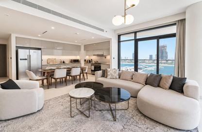 شقة - 3 - 3 للايجار في برج Marina Vista 1 - مارينا فيستا - إعمار بيتشفرونت - دبي هاربور - دبي