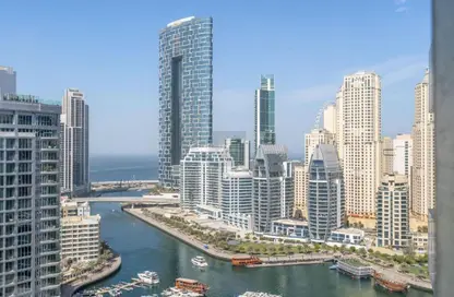 Apartment - 1 Bedroom - 2 Bathrooms for rent in Escan Tower - Dubai Marina - Dubai
