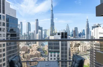 Apartment - Studio - 1 Bathroom for rent in Elite Downtown Residence - Downtown Dubai - Dubai