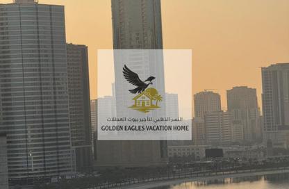Apartment - 1 Bedroom - 2 Bathrooms for rent in Beach Tower 1 - Al Khan Lagoon - Al Khan - Sharjah Apartment - 1 Bedroom - 2 Bathrooms for rent in Beach Tower 1 - Al Khan Lagoon - Al Khan - Sharjah