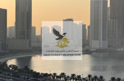 Apartment - 1 Bedroom - 2 Bathrooms for rent in Beach Tower 1 - Al Khan Lagoon - Al Khan - Sharjah Apartment - 1 Bedroom - 2 Bathrooms for rent in Beach Tower 1 - Al Khan Lagoon - Al Khan - Sharjah