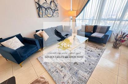 Apartment - 1 Bedroom - 2 Bathrooms for rent in Beach Tower 1 - Al Khan Lagoon - Al Khan - Sharjah Apartment - 1 Bedroom - 2 Bathrooms for rent in Beach Tower 1 - Al Khan Lagoon - Al Khan - Sharjah