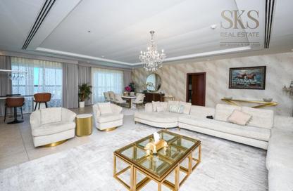 Penthouse - 4 Bedrooms - 6 Bathrooms for rent in Elite Residence - Dubai Marina - Dubai