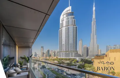 شقة - غرفة نوم - 1 حمام للايجار في بوليفارد بوينت - وسط مدينة دبي - دبي