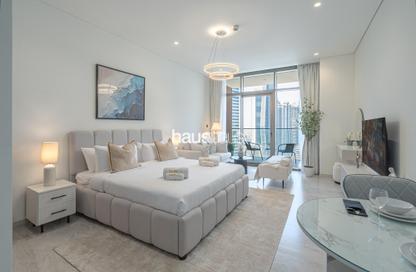 Apartment - Studio - 1 Bathroom for rent in Peninsula Five - Peninsula - Business Bay - Dubai