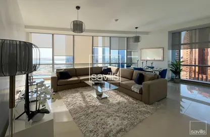 شقة - غرفة نوم - 2 حمامات للايجار في 4 برج الاتحاد - أبراج الاتحاد - شارع الكورنيش - أبوظبي