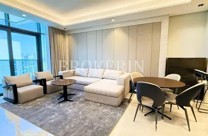 شقة - غرفة نوم - 2 حمامات للايجار في برج النبلاء - الخليج التجاري - دبي