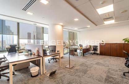 Office Space - Studio - 1 Bathroom for rent in South Tower - Emirates Financial Towers - DIFC - Dubai