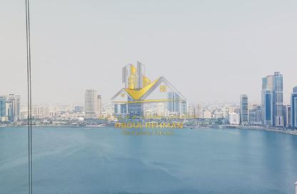 Apartment - 2 Bedrooms - 4 Bathrooms for rent in Al Dana Tower - Al Majaz 3 - Al Majaz - Sharjah