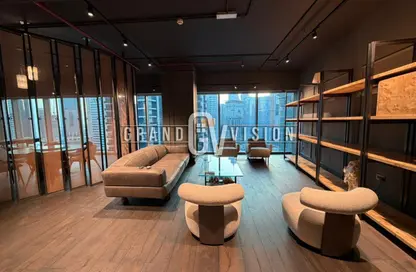 Office Space - Studio - 1 Bathroom for rent in The Binary Tower - Business Bay - Dubai