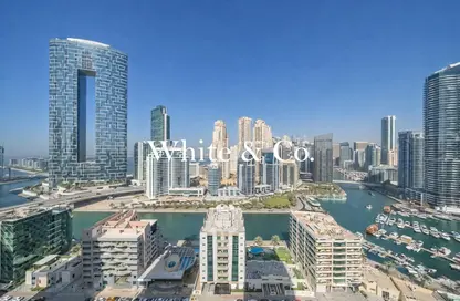 شقة - غرفة نوم - 2 حمامات للايجار في استوديو وان - دبي مارينا - دبي